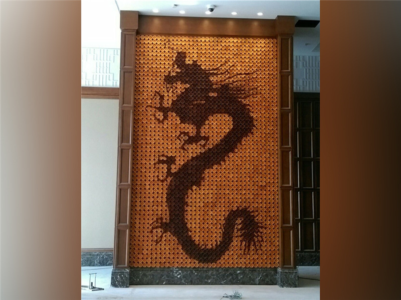 ?？谌A彩華邑酒店裝置藝術(shù)品